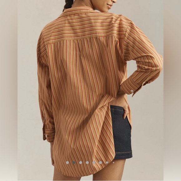 Anthropologie The Bennet Button down Shirt by Maeve NWT! - Picture 7 of 7